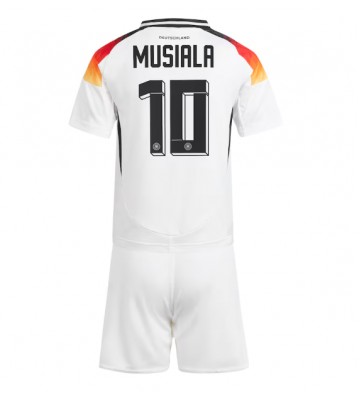 Alemania Jamal Musiala #10 Primera Equipación Niños Eurocopa 2024 Manga Corta (+ Pantalones cortos)